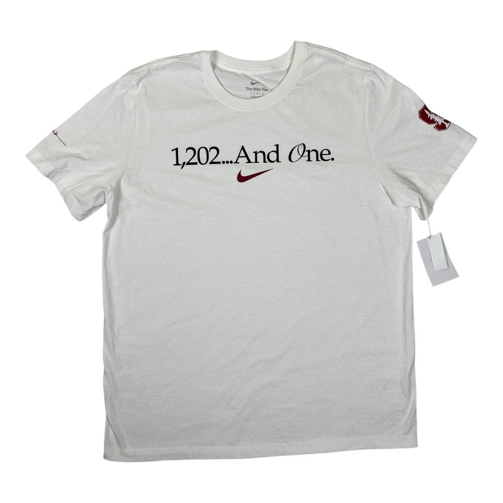 Stanford Cardinal Shirt Mens XL White NCAA Basketball Nike Tara VanDerveer